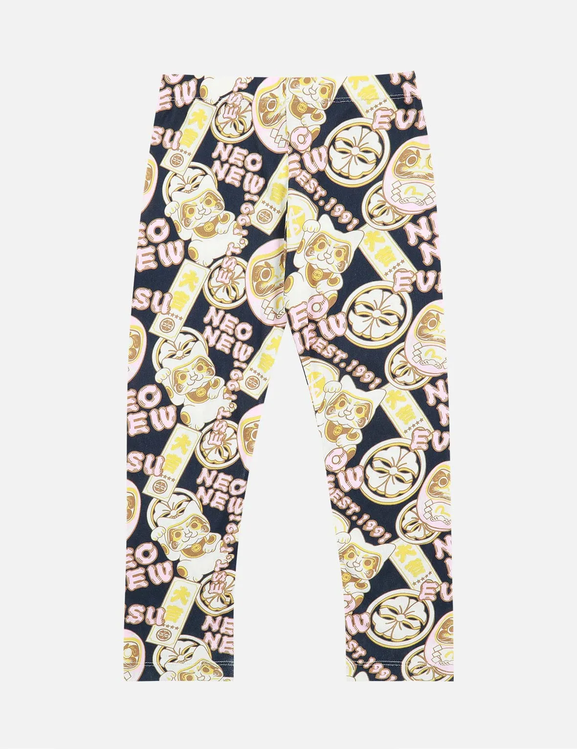 EVISU SQUAD Allover Print Leggings