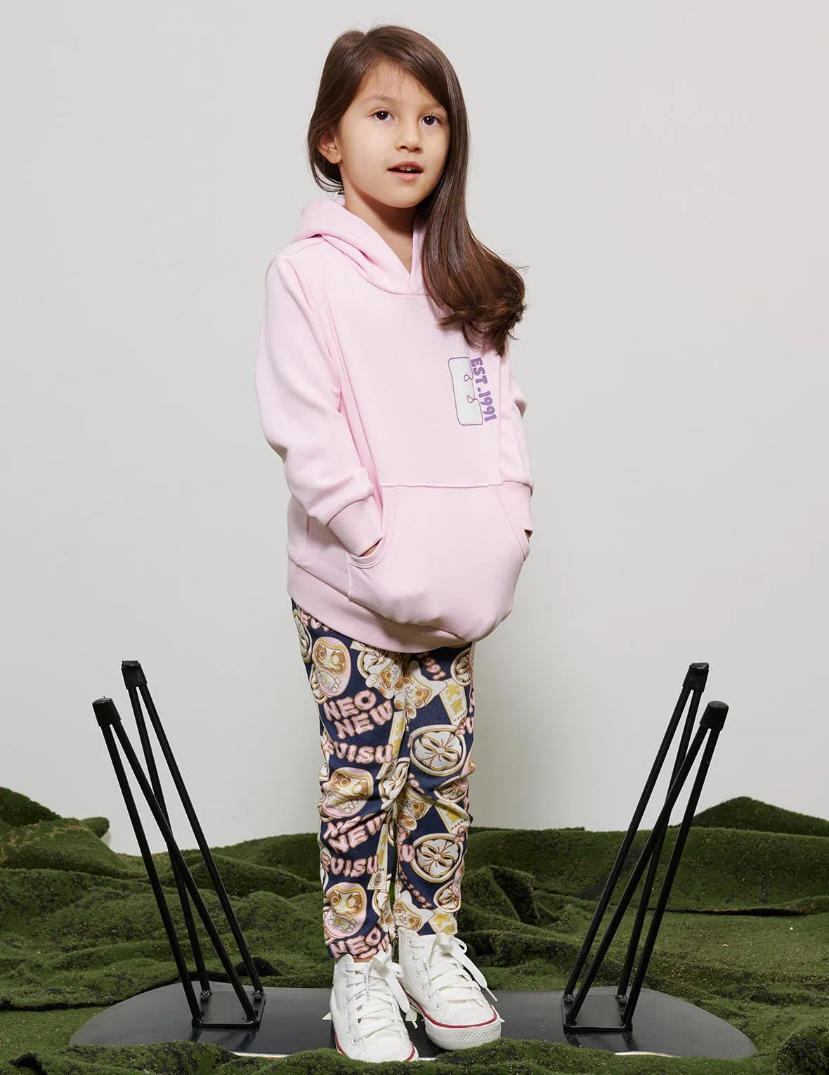 EVISU SQUAD Allover Print Leggings