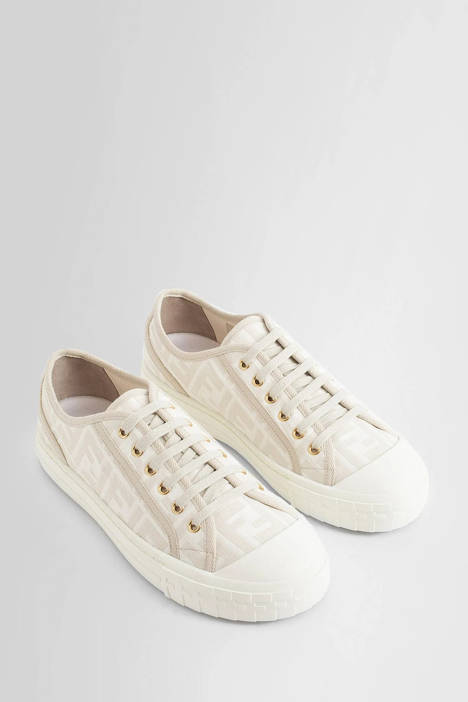 fendi domino ff low-top sneakers