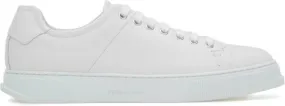 Ferragamo lace-up leather sneakers White