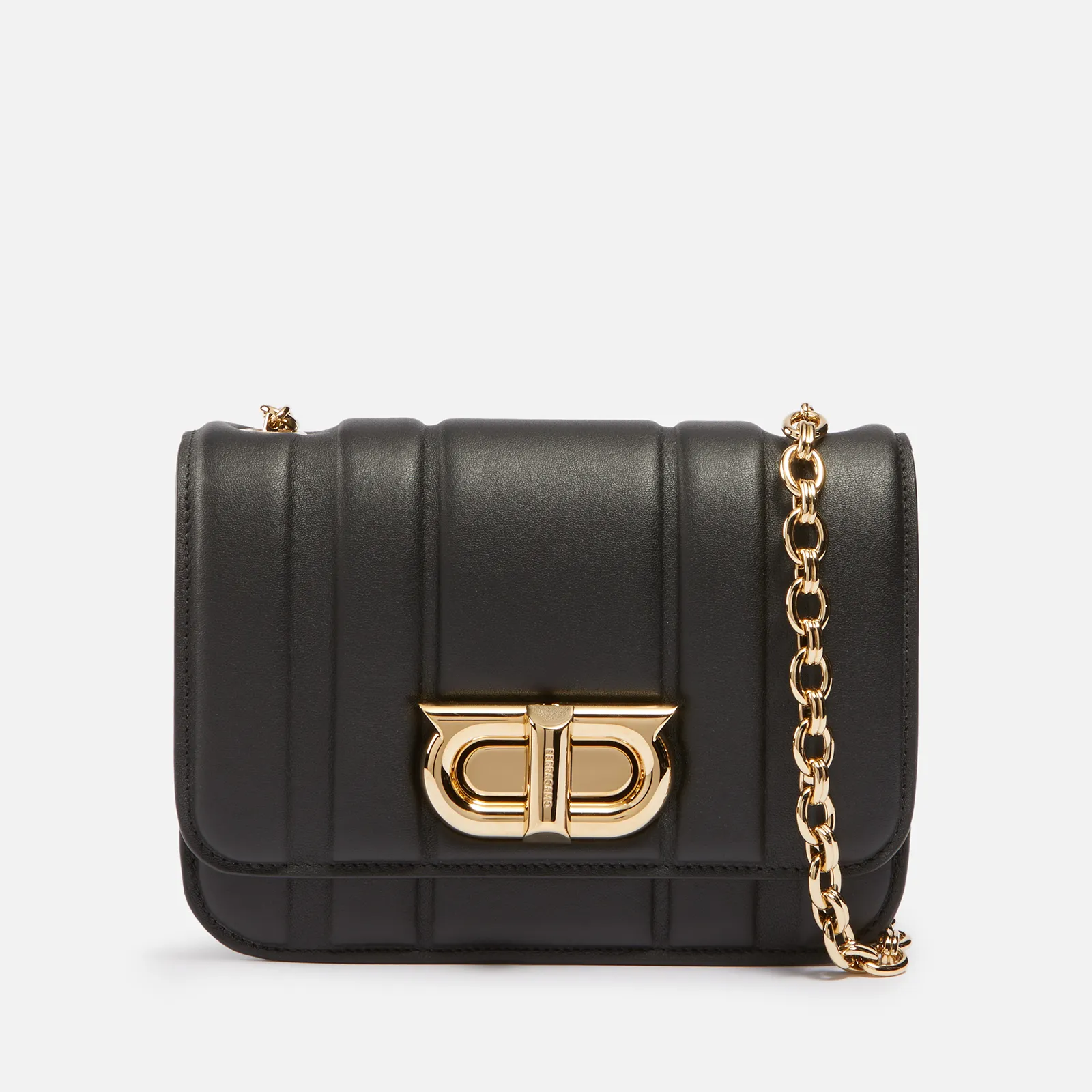 Ferragamo Mini Gancini Quilted Leather Shoulder Bag | Coggles