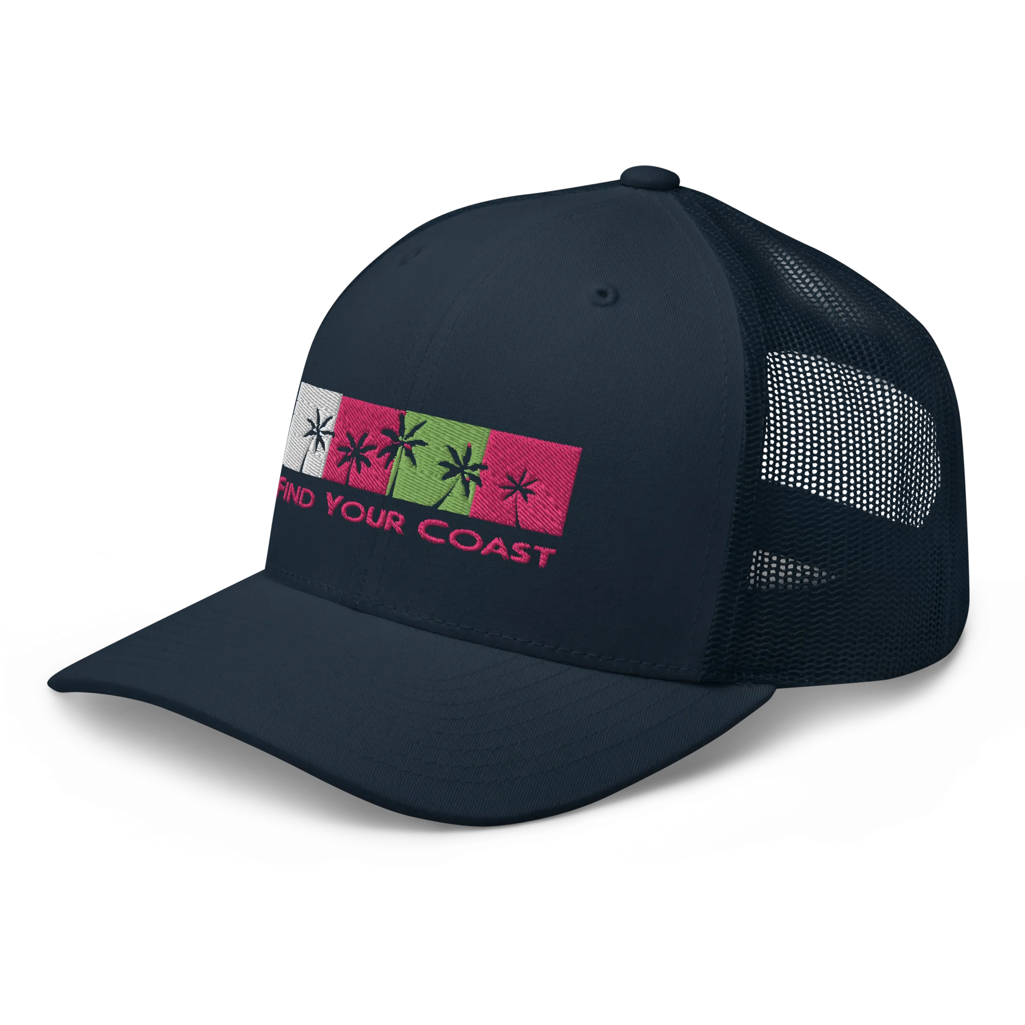 Find Your Coast Palm Season Trucker Hat