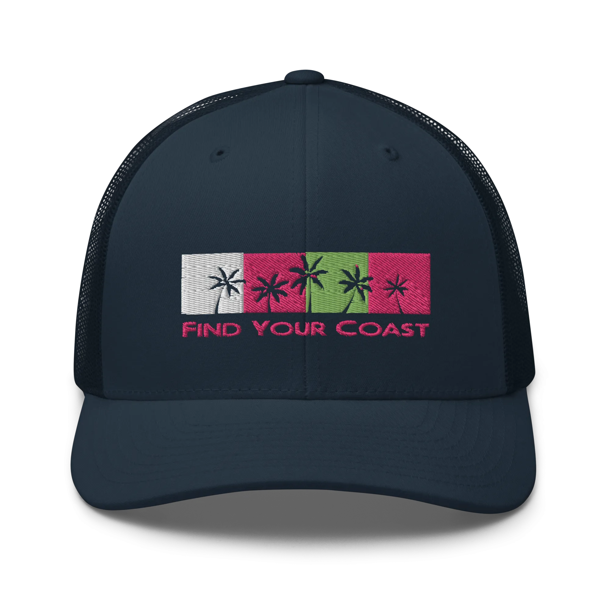 Find Your Coast Palm Season Trucker Hat