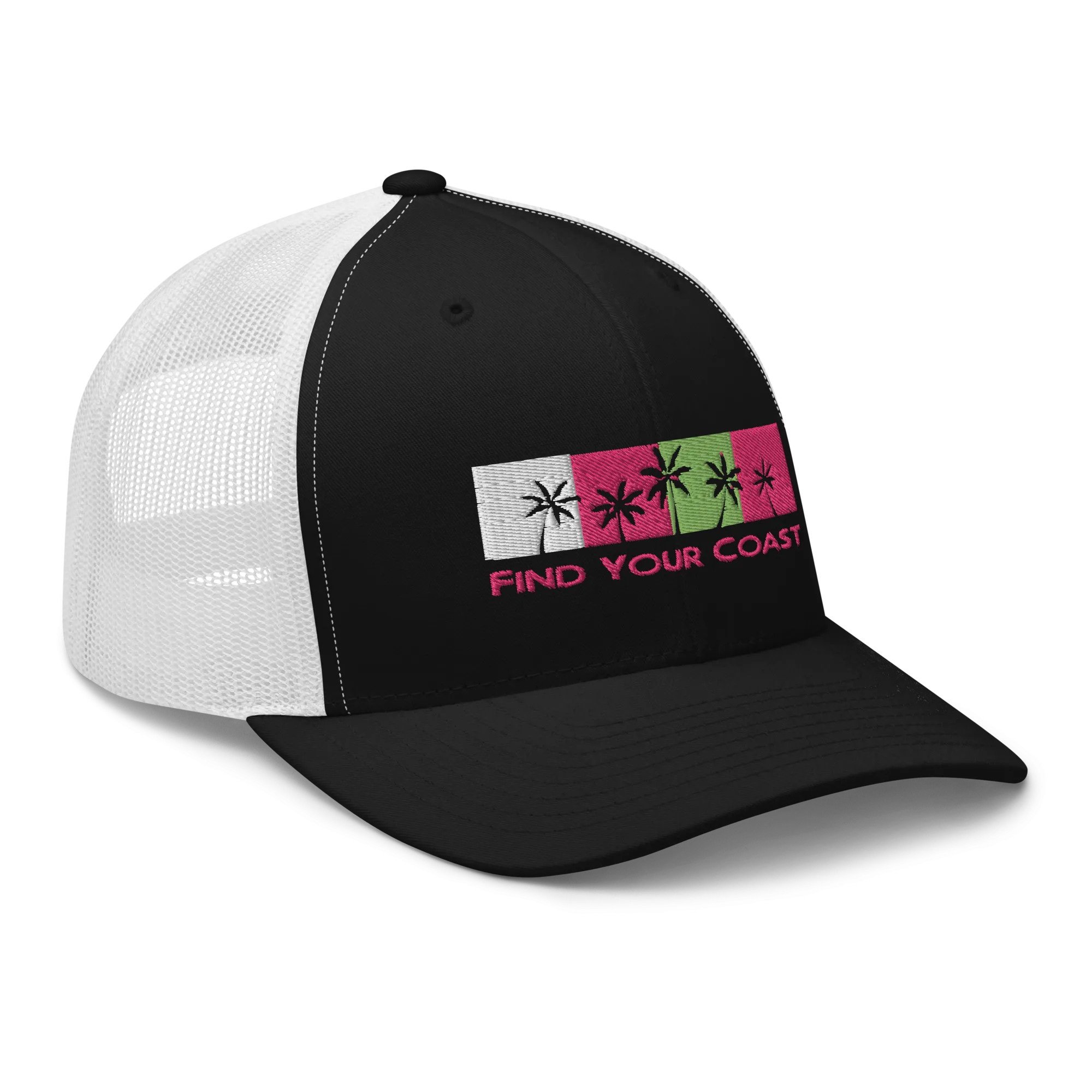 Find Your Coast Palm Season Trucker Hat