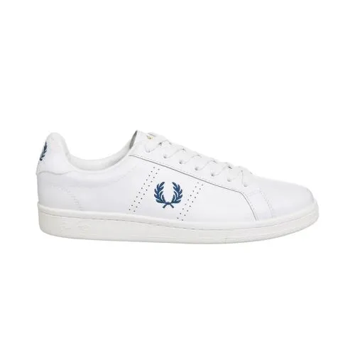 Fred Perry B721 Mens Leather Trainers | White - B6333