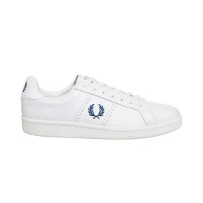 Fred Perry B721 Mens Leather Trainers | White - B6333