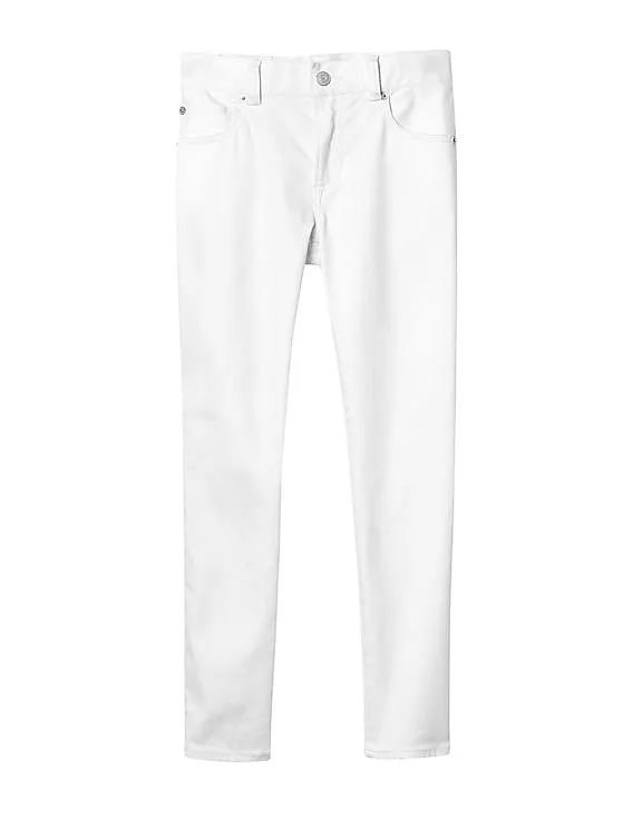 GAP Boys White High Stretch Stain Resistant Slim Jeans