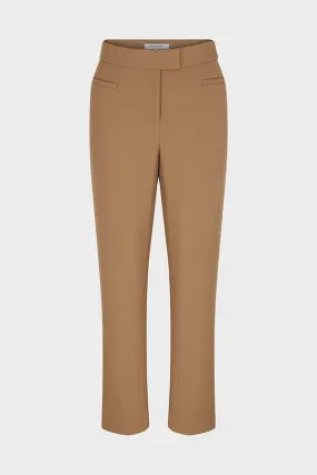 Gerard Darel ECATERINA BEIGE 7/8 STRAIGHT TROUSERS