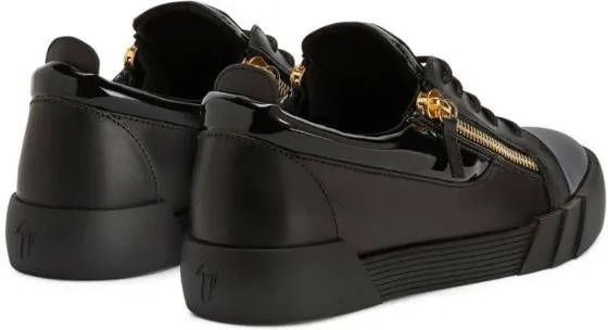 Giuseppe Zanotti panelled low-top sneakers Black