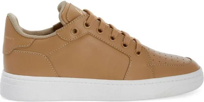 Giuseppe Zanotti perforated leather sneakers Neutrals