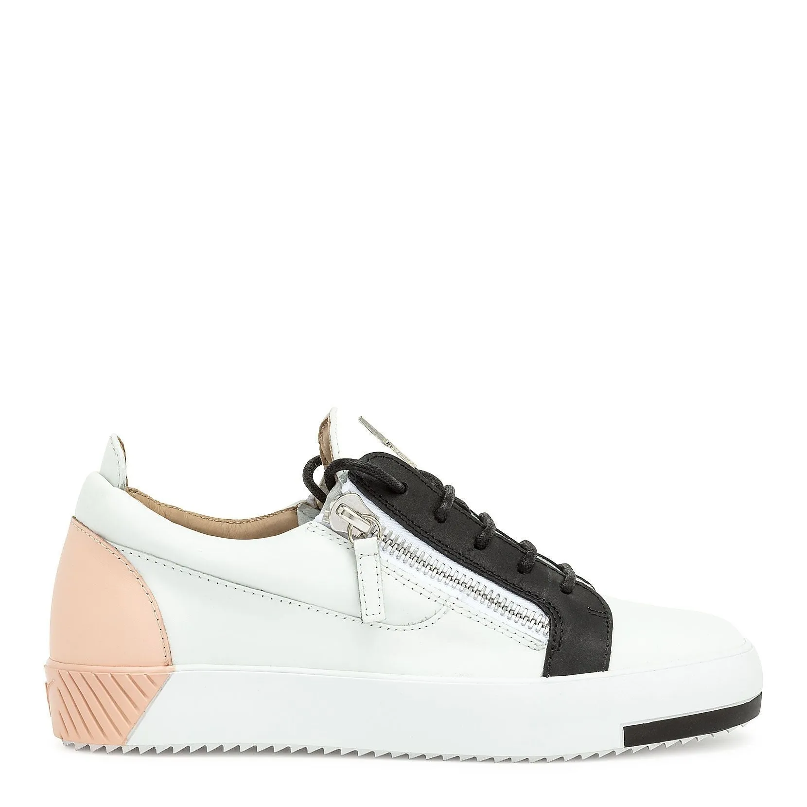 Giuseppe Zanotti White black nude sneakers