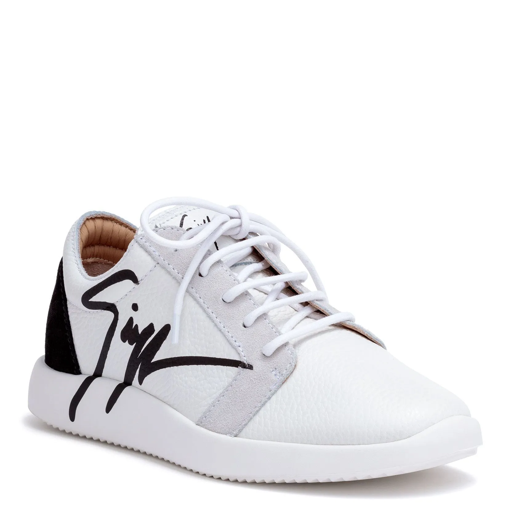 Giuseppe Zanotti White leather logo sneakers