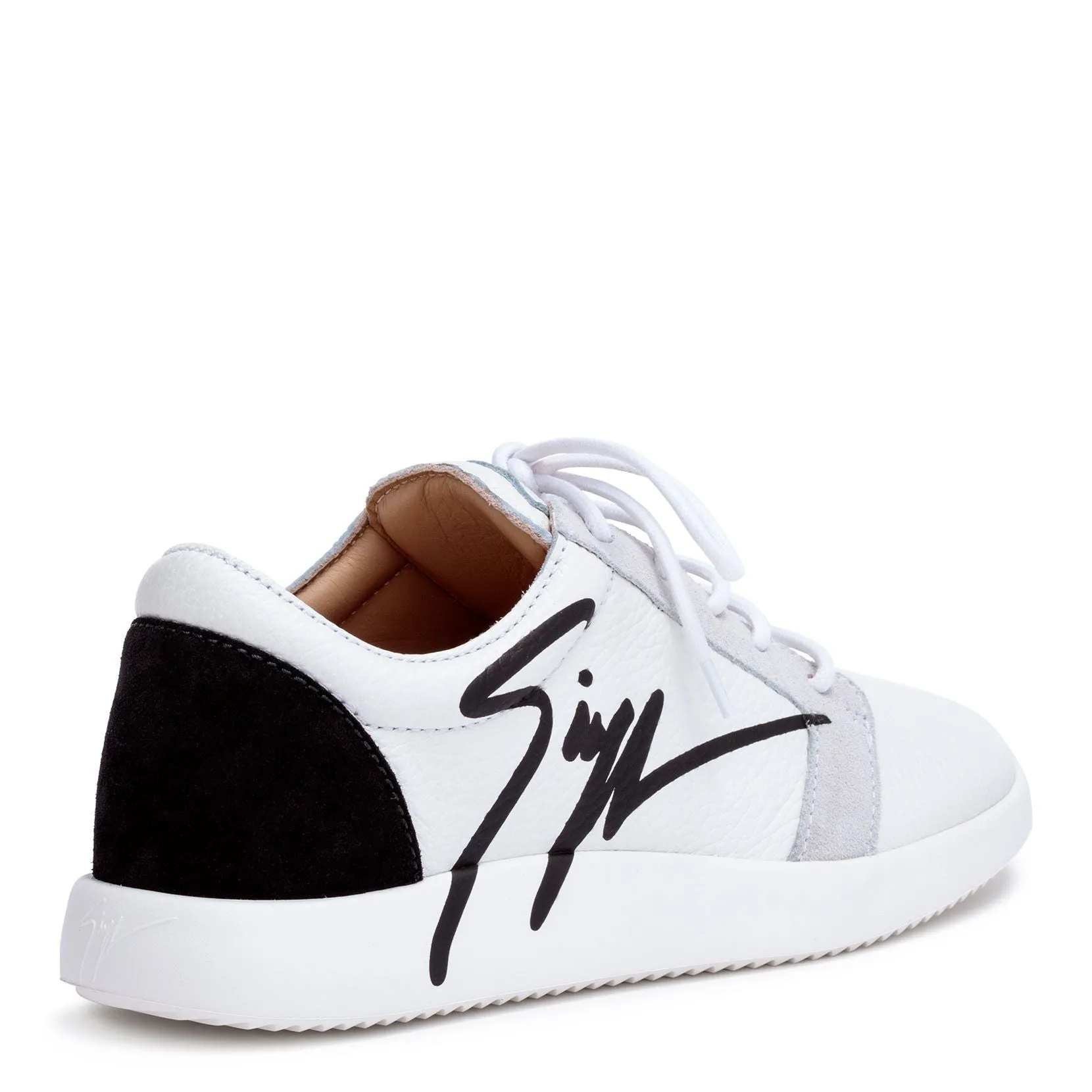 Giuseppe Zanotti White leather logo sneakers