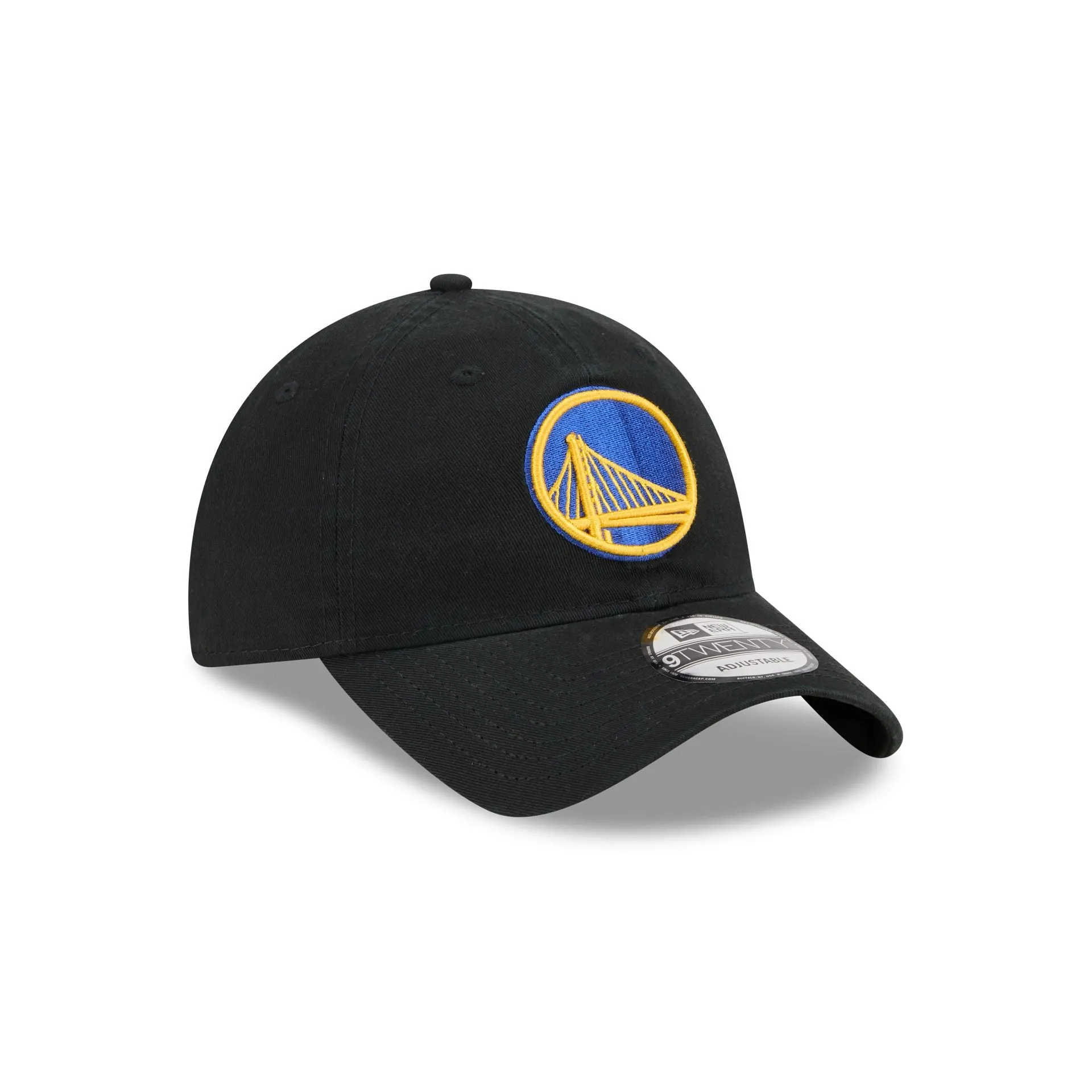 Golden State Warriors Black 9TWENTY Adjustable Hat