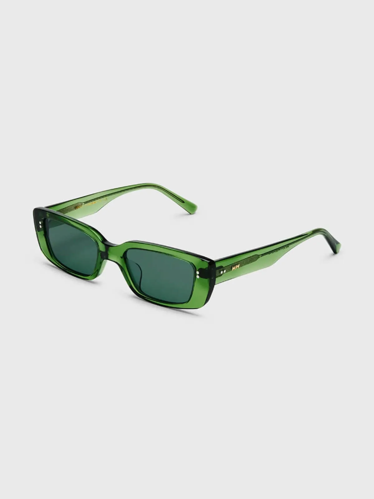 Grace Sunglasses - Green/Crystal