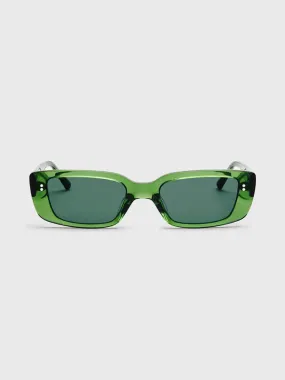 Grace Sunglasses - Green/Crystal