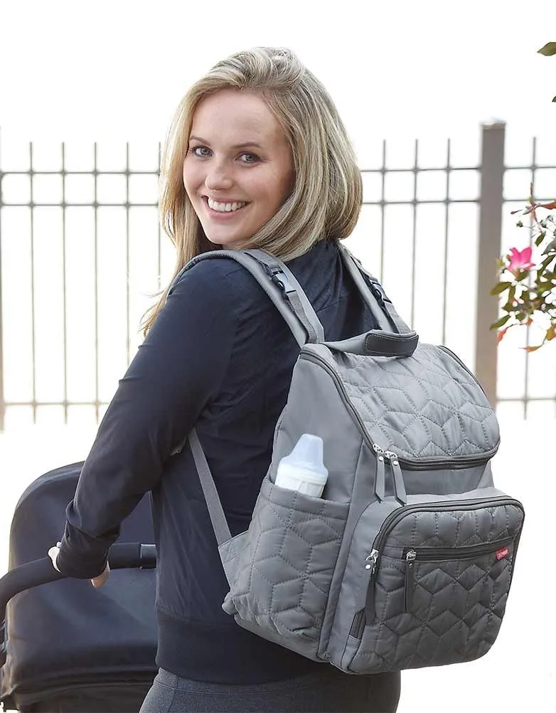 Grey Skip Hop Forma Backpack Changing Bag