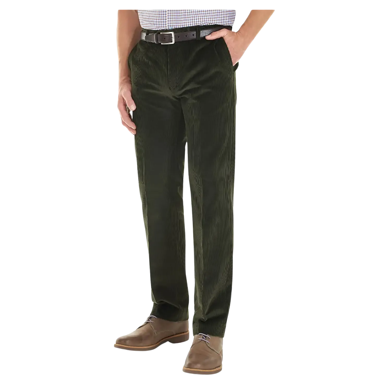 Gurteen Verona Cord Trousers - In Olive