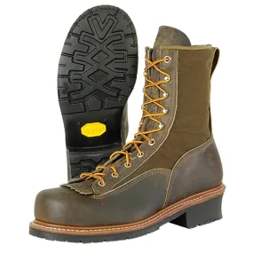 Hall's 8 Steel Toe, Lace-To-Toe Lineman's Boot 946-2