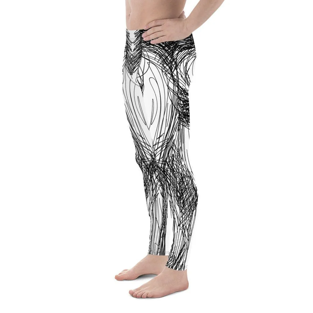 Hand Drawn Men's Leggings