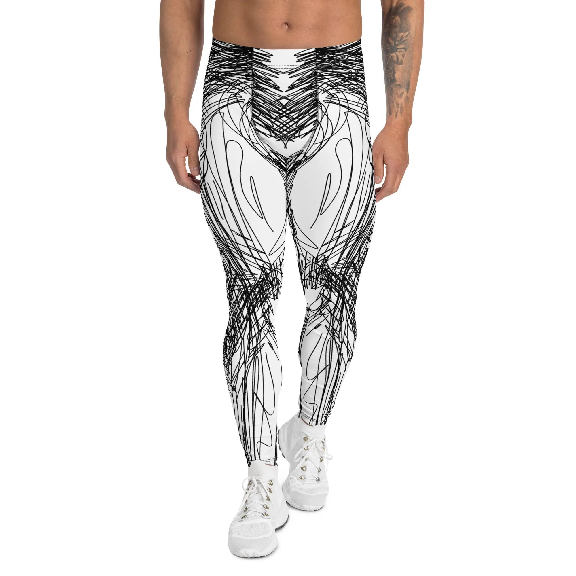 Hand Drawn Men's Leggings