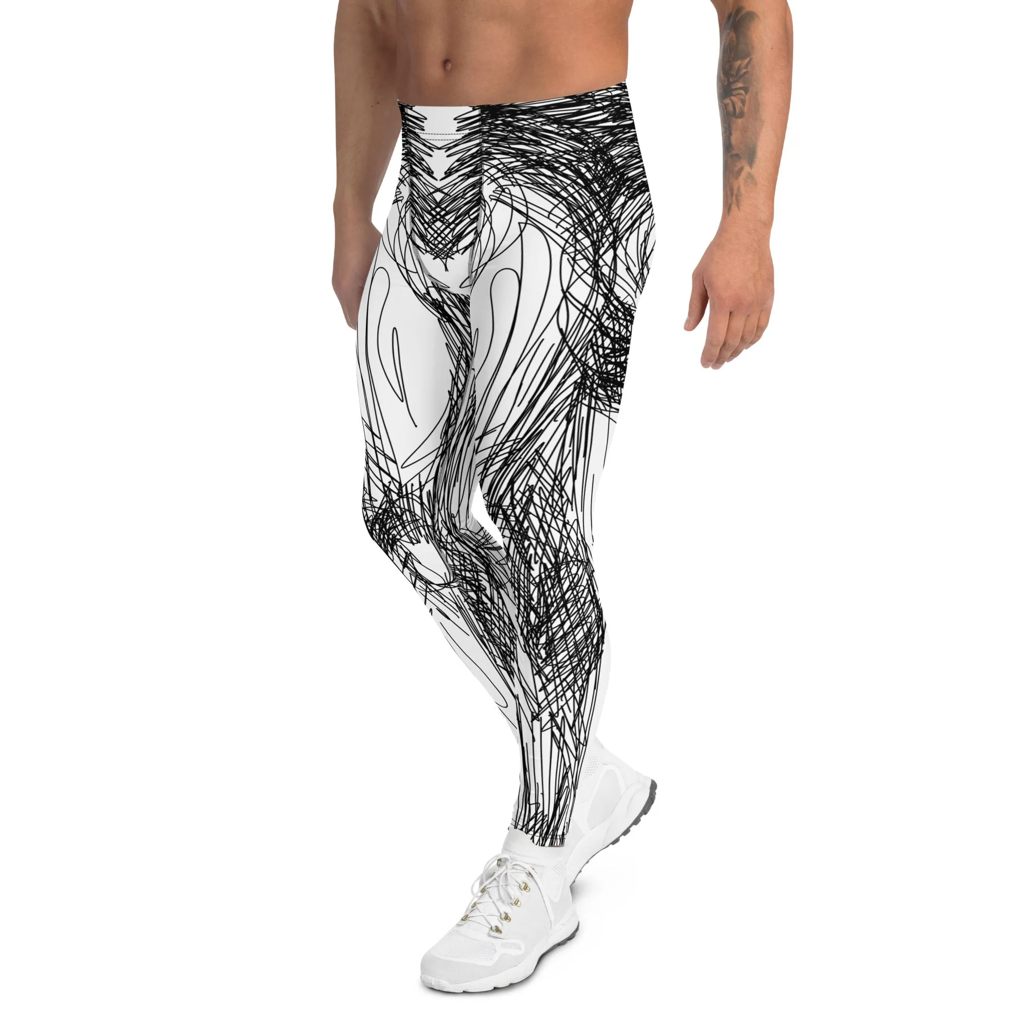 Hand Drawn Men's Leggings