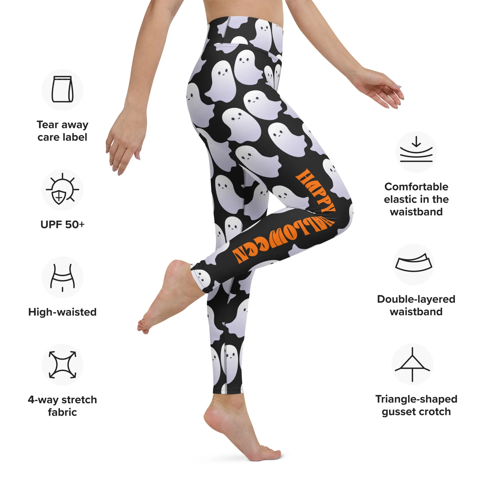 Happy Halloween Yoga Leggings