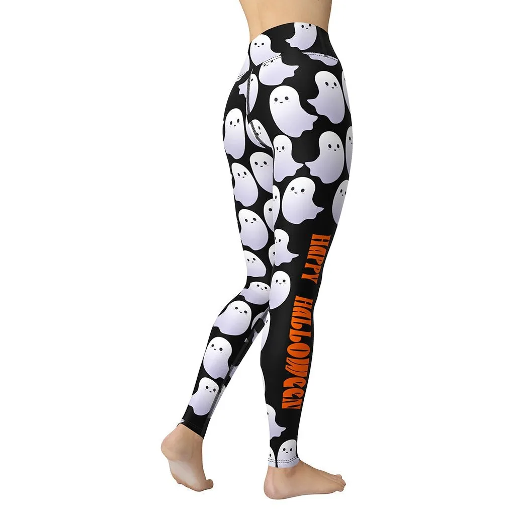 Happy Halloween Yoga Leggings