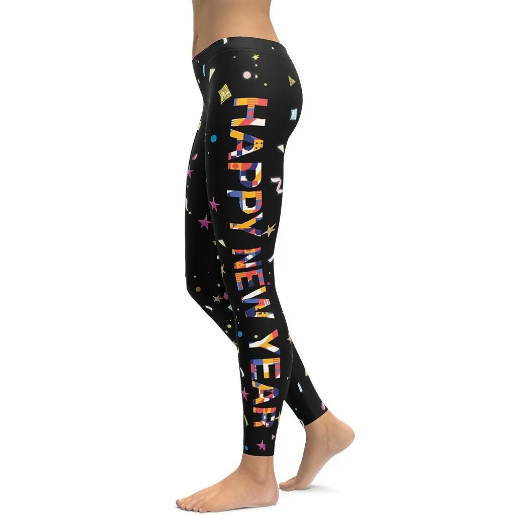 Happy New Year Leggings