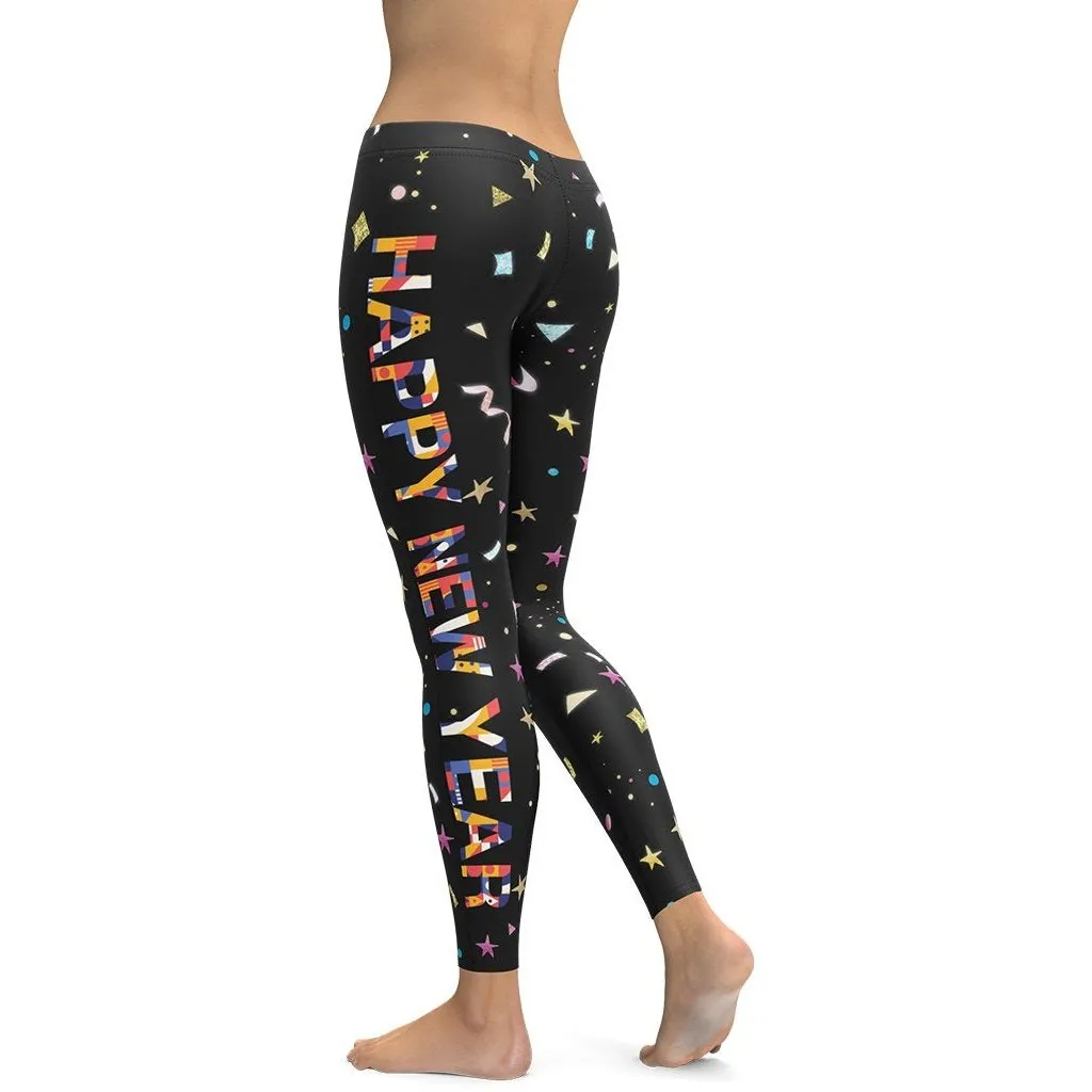 Happy New Year Leggings