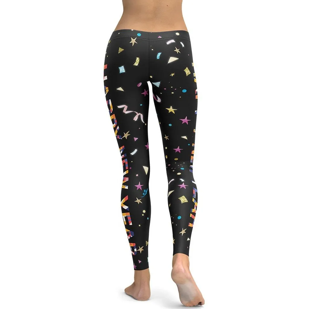 Happy New Year Leggings