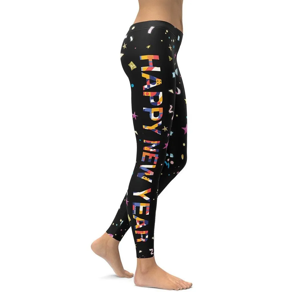 Happy New Year Leggings