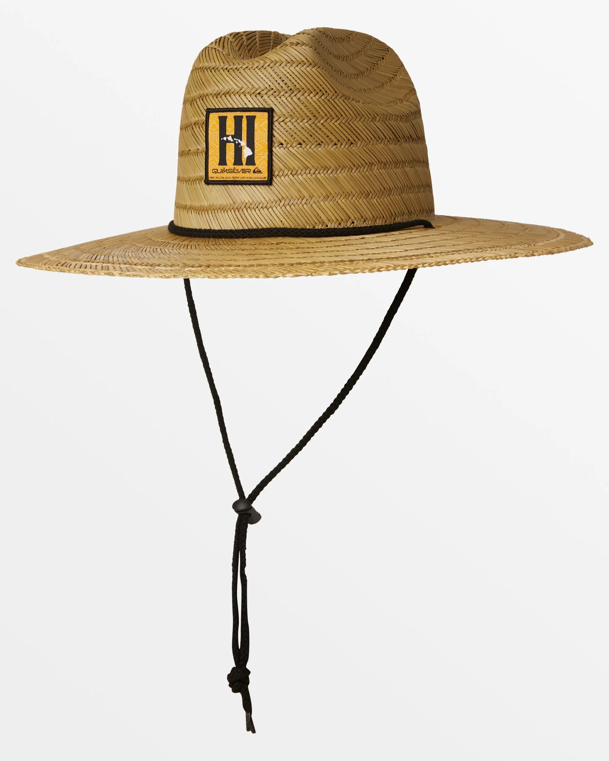 Hawaii Tapa Pierside Lifeguard Straw Hat