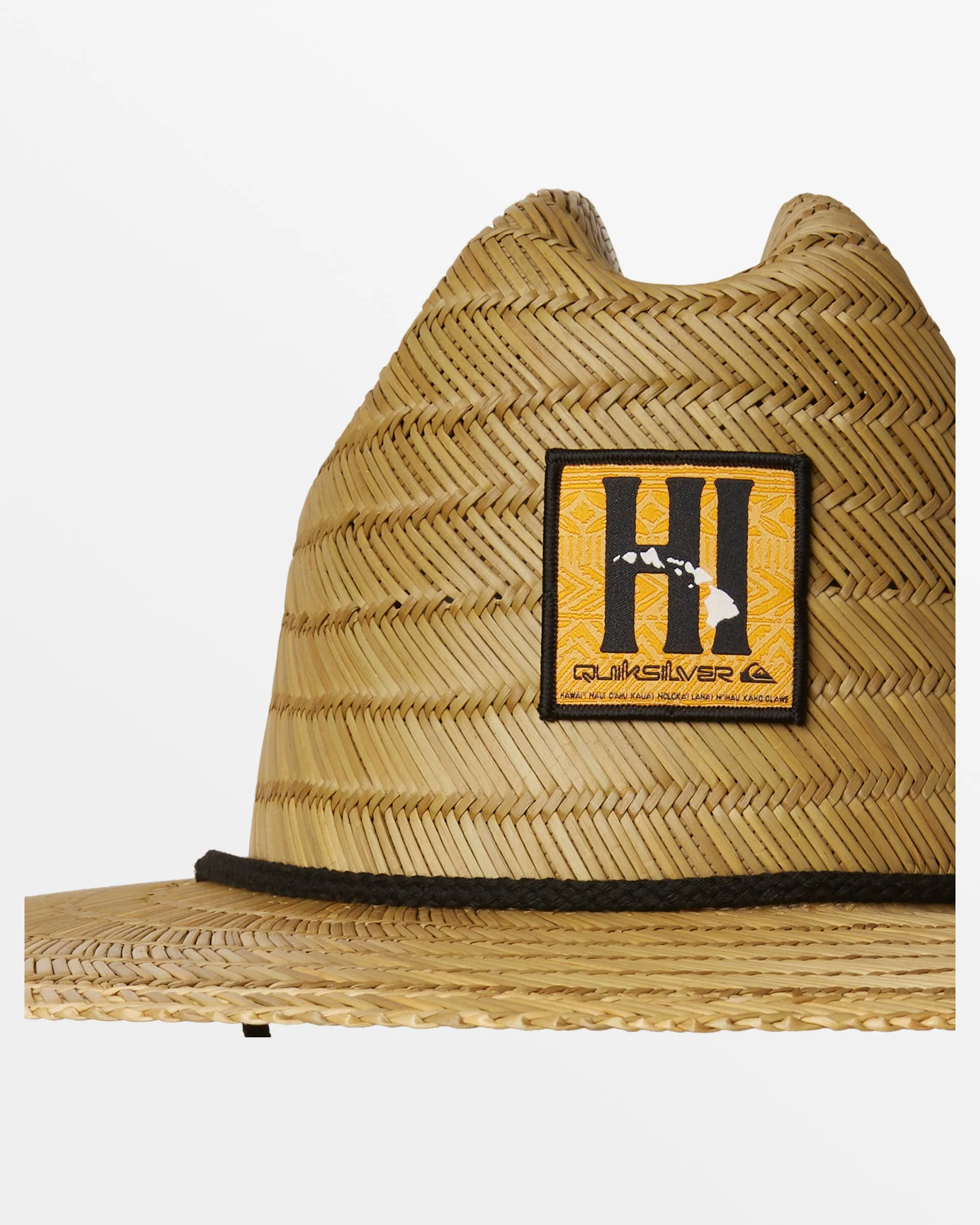 Hawaii Tapa Pierside Lifeguard Straw Hat