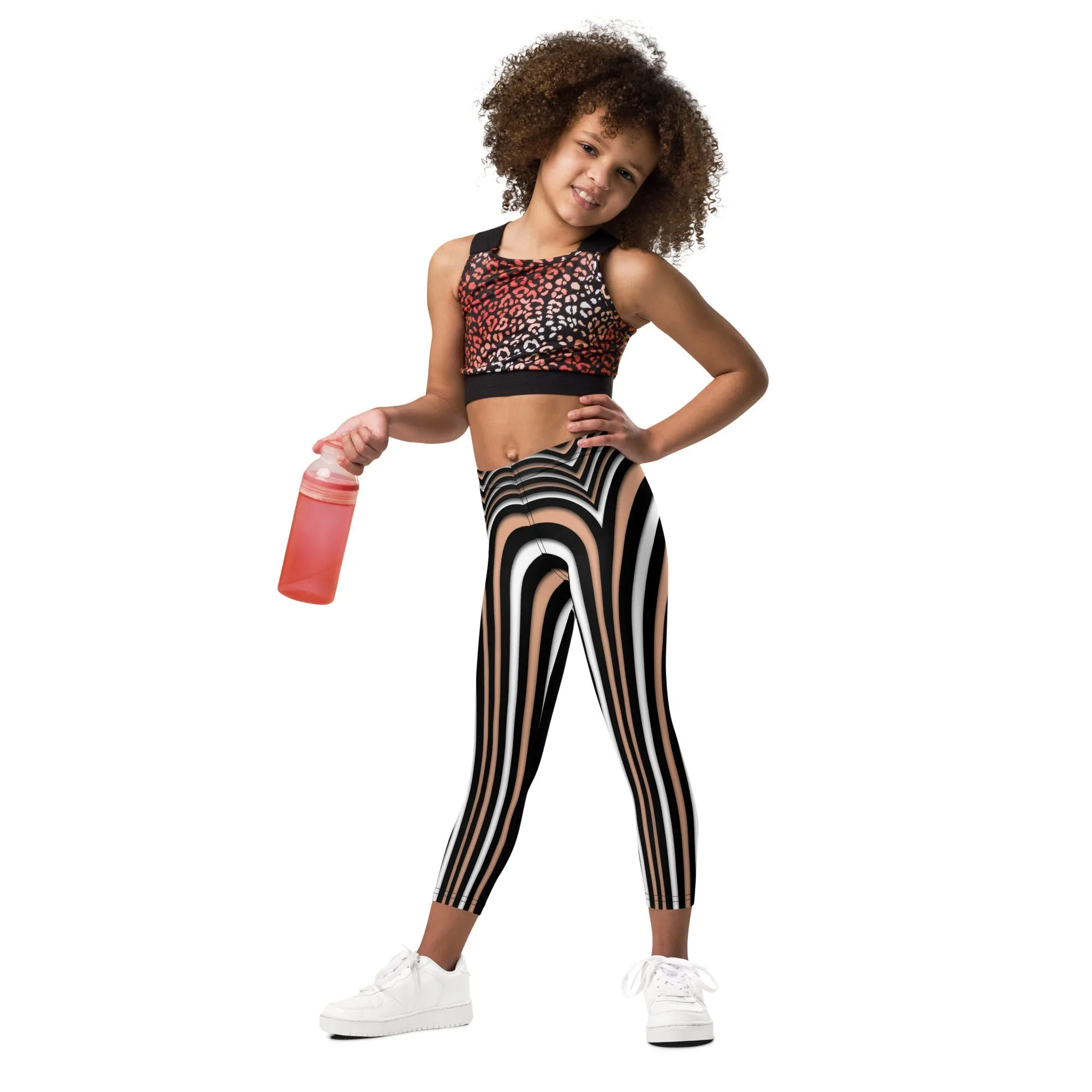 Heart Shaped Illusion Kid's Leggings