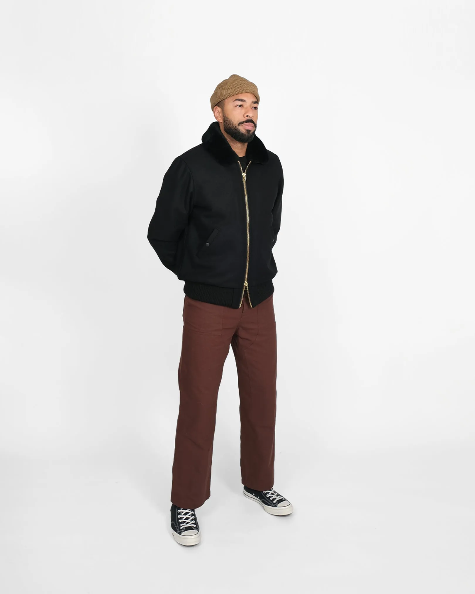 Heavy Duty Flyer's Club Jacket - Black