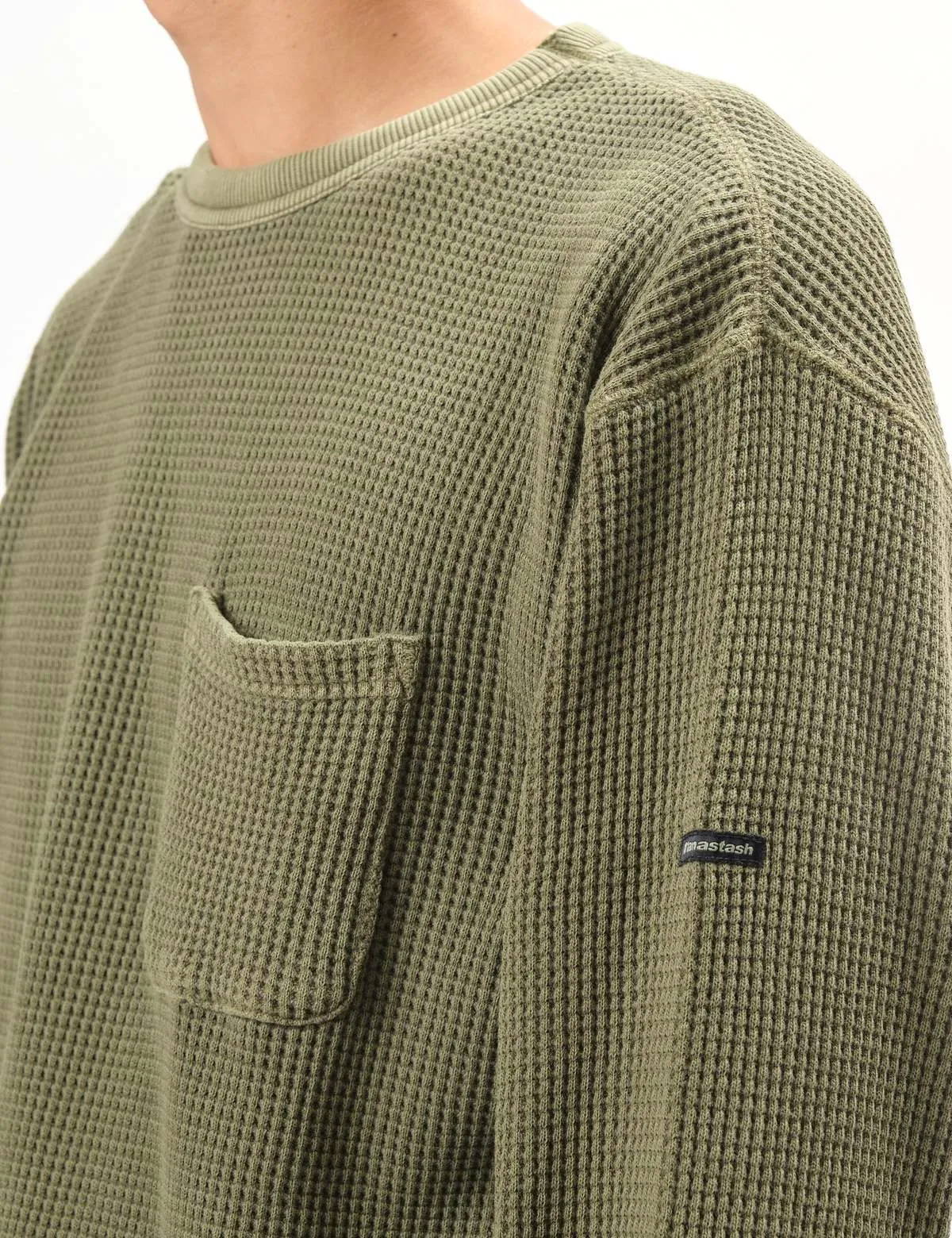 Heavy Snug Thermal Sweat - Olive Green