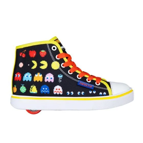 Heelys X Pacman Hustle Kids Trainers - Black/Multi