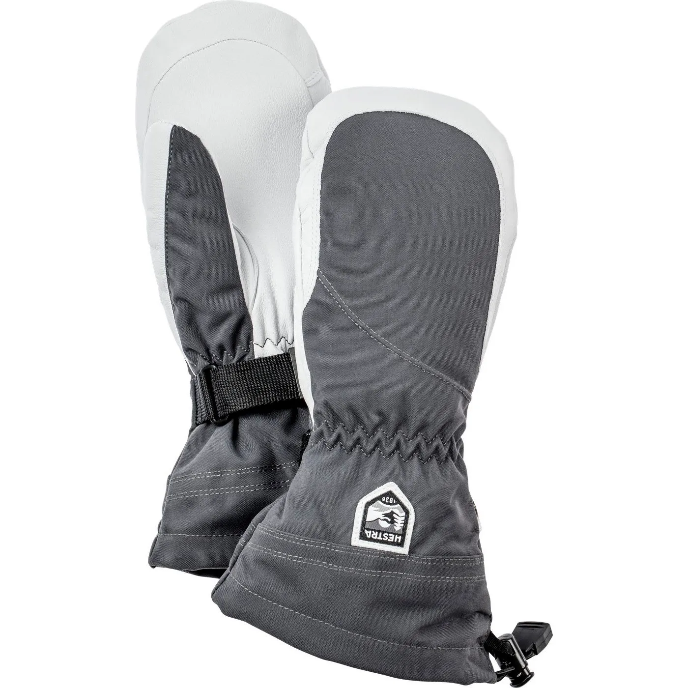 Hestra Women's Heli Ski Female Mitt Grey/Offwhite | Buy Hestra Women's Heli Ski Female Mitt Grey/Offwhite here | Outno