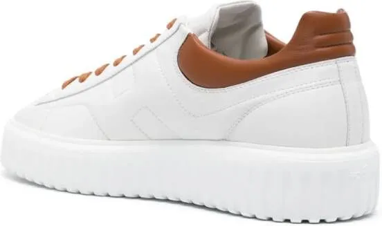 Hogan lace-up leather sneakers White