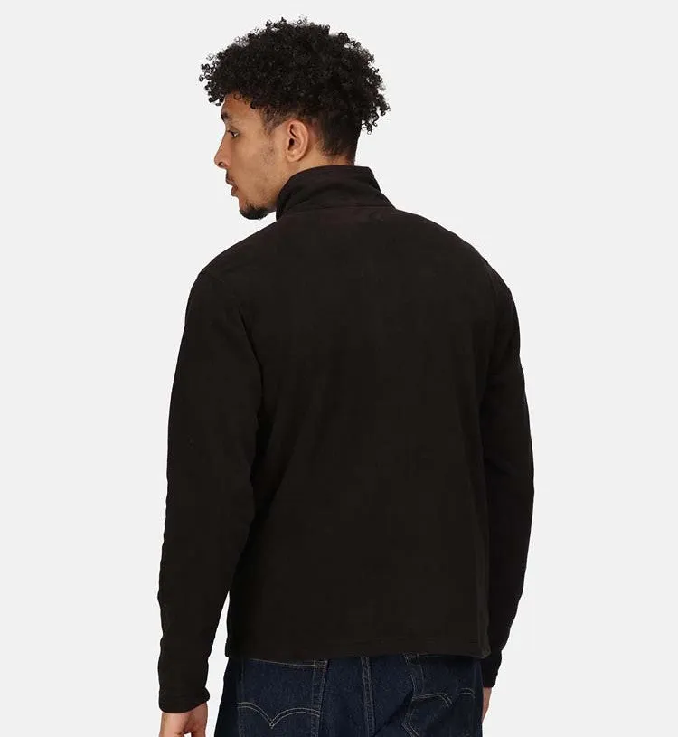 Honestly Made Recycled Half Zip Fleece | BLACK