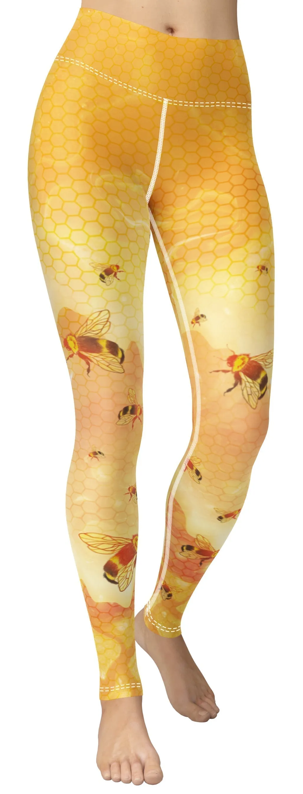 Honey Bee Yoga Leggings