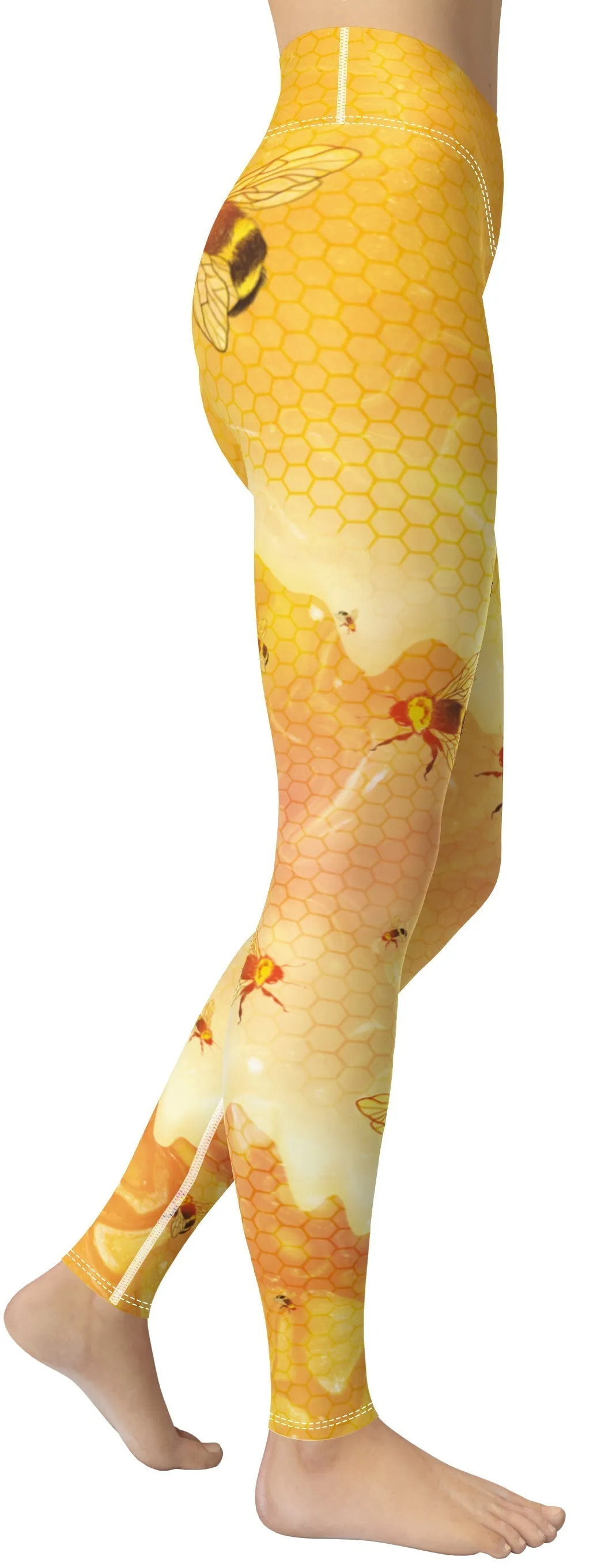 Honey Bee Yoga Leggings