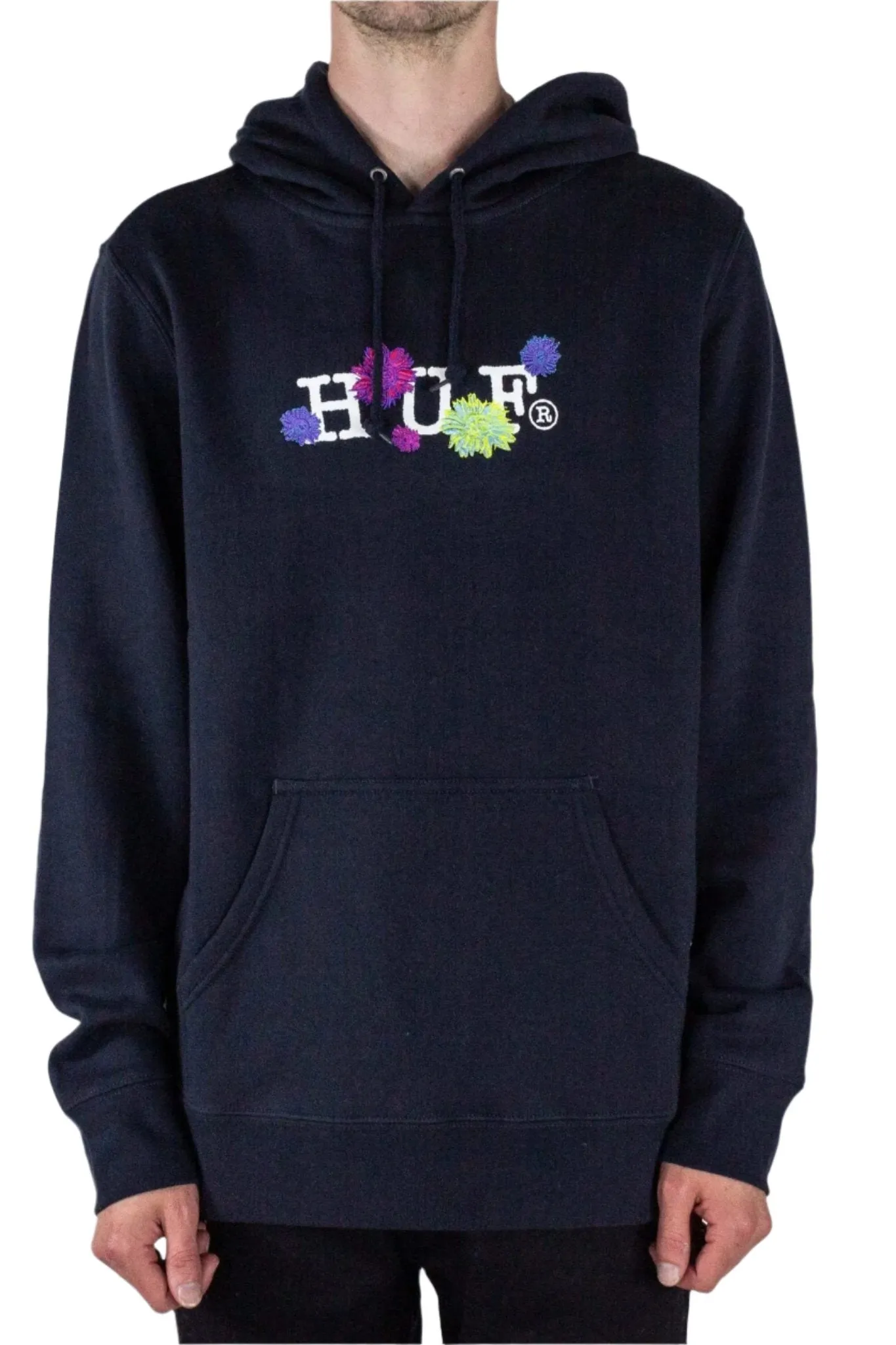 HUF Psycho Daisies Hoodie - French Navy exclusive at Remix