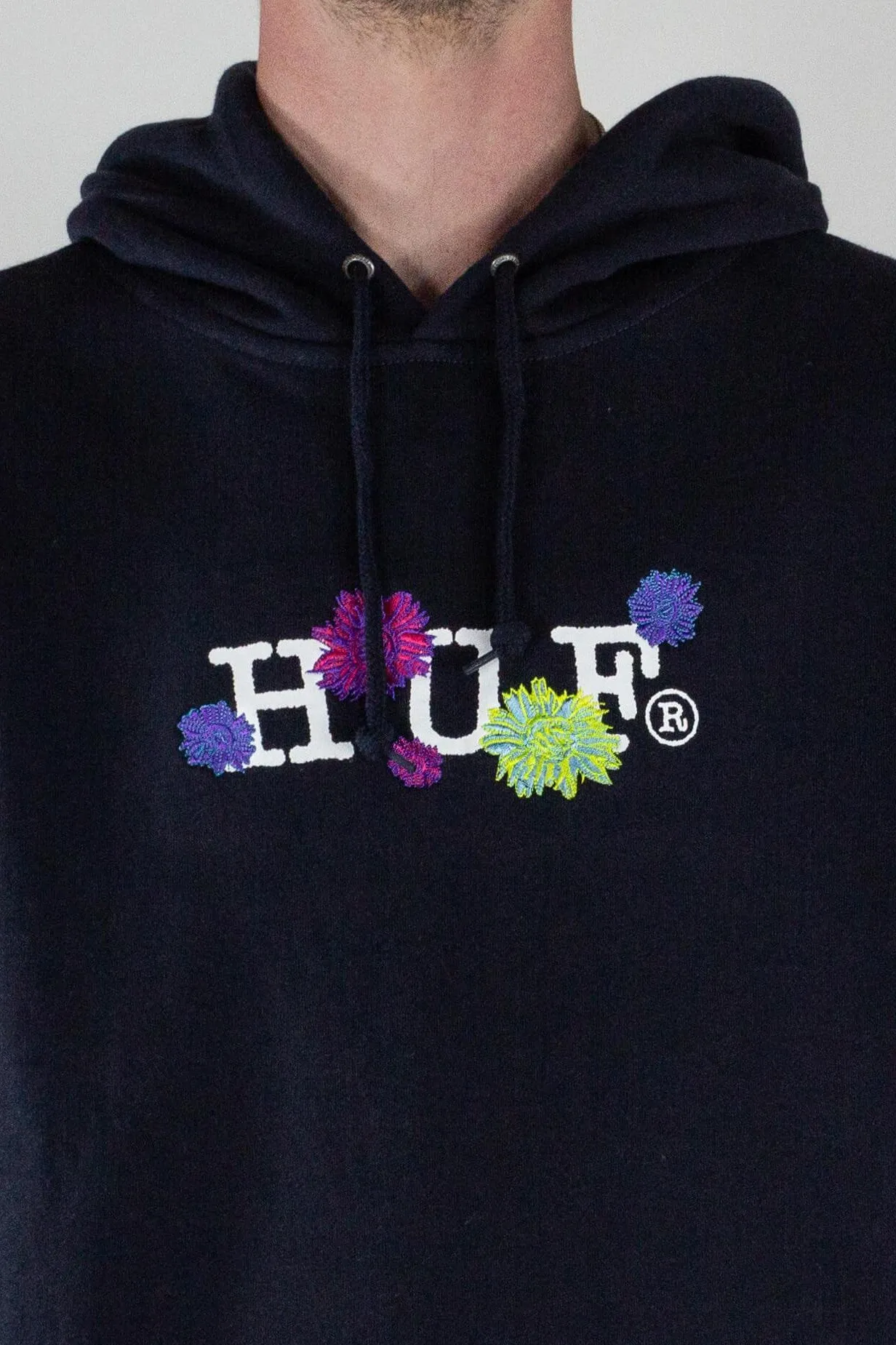 HUF Psycho Daisies Hoodie - French Navy exclusive at Remix