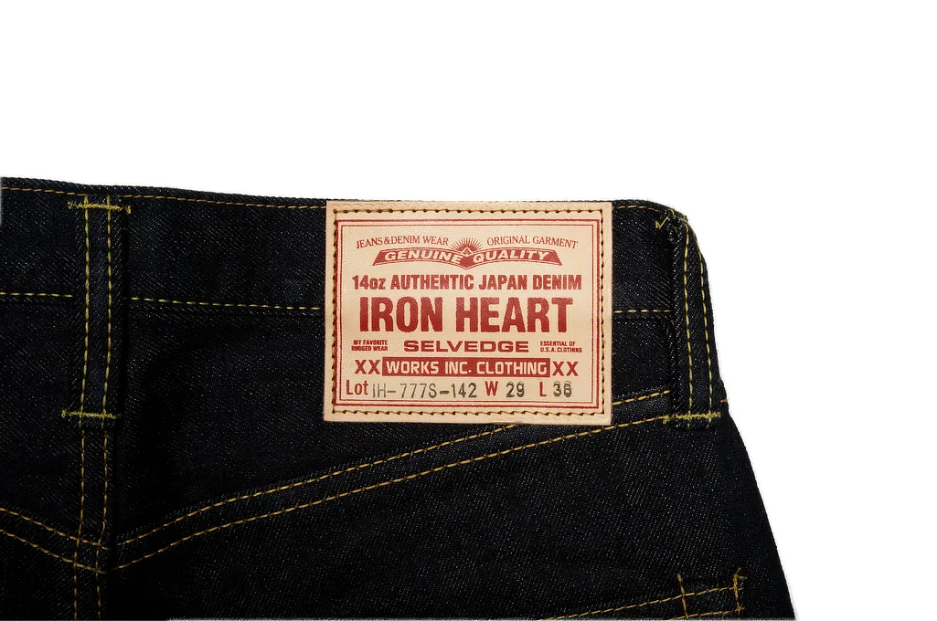 Iron Heart 777s-142 Jeans - Slim Tapered 14oz Denim