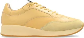 Jacquemus panelled lace-up sneakers Yellow