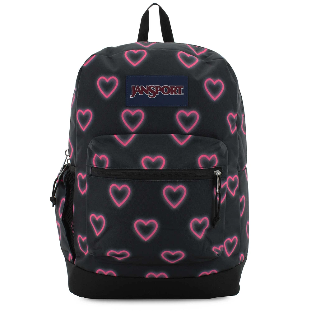 JanSport Cross Town Plus Happy Hearts Backpack