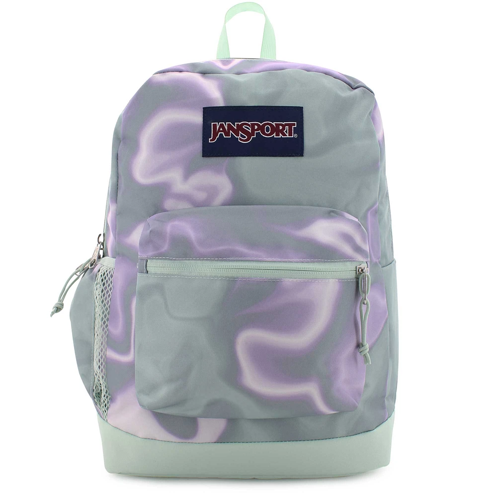 JanSport Cross Town Plus Platinum Puddles Backpack