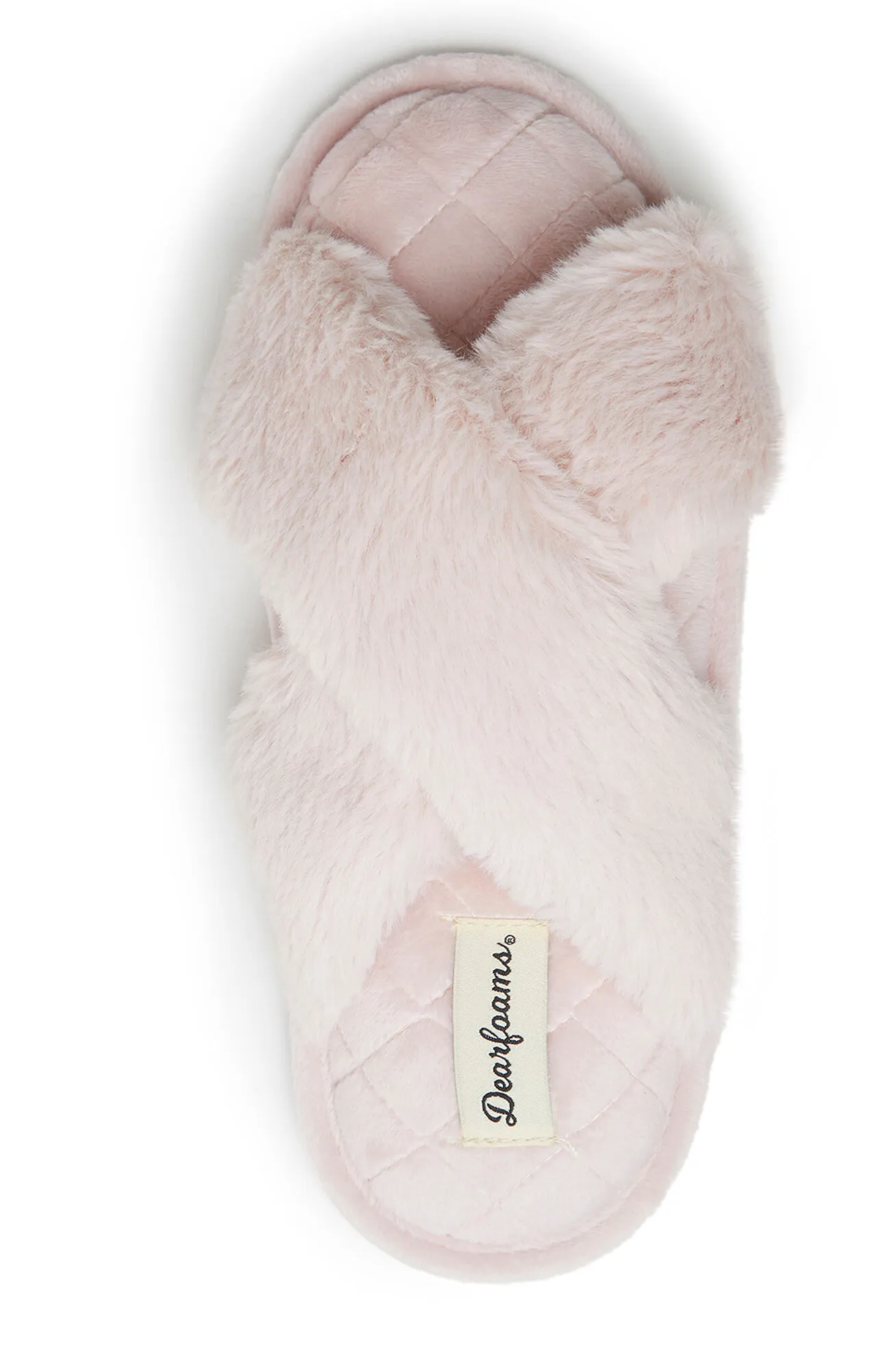 Jessica Furry Crossband Slide Slipper